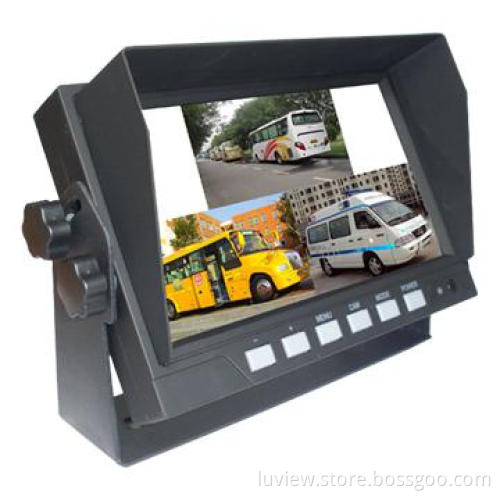 7 Inch Digital Color Car Quad Monitor